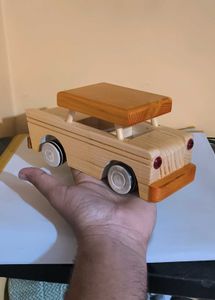 Vintage Wooden Toy Car