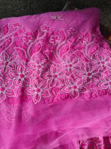 Fabric With Embroidery Work
