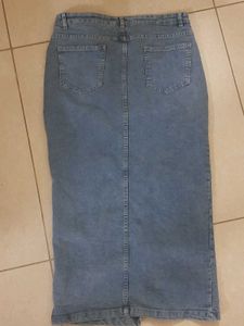 Denim Midi Skirt