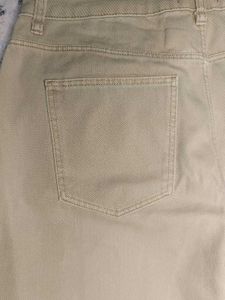 Beige Baggy Pants