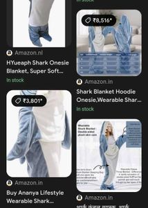 Cloudy Shark Blanket Dress