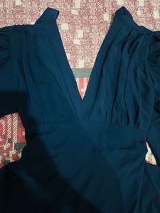 Elegant Navy Maxi Dress