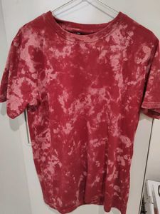 Maroon Tie-Dye T-Shirt
