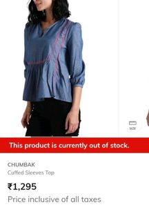 New Chumbak Authentic Tunic Top
