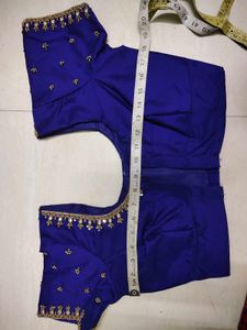 💙Royal Blue Aari Maggam Blouse