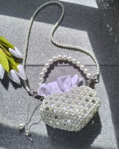 Pearl Beaded Clutch