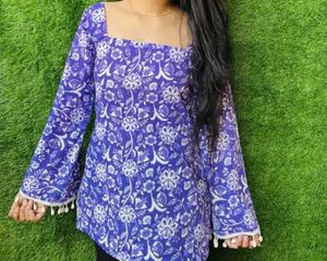 Floral Print Kurta