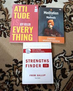 Set of 3 Self-Help Books