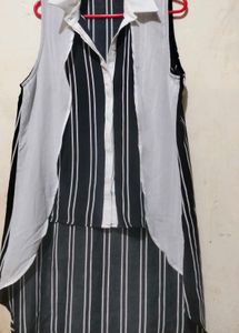 Striped Sleeveless Top