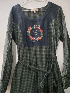 Cotton Embroidered Dress