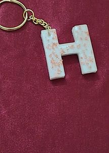 Resin H Keychain