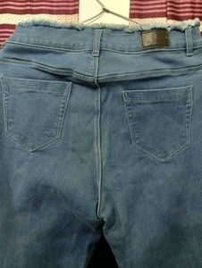 Frayed Hem Jeans