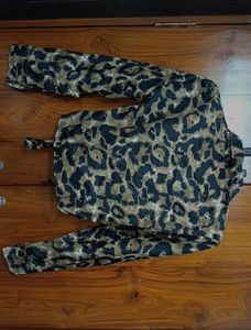 Animal Print Y2K Shirt