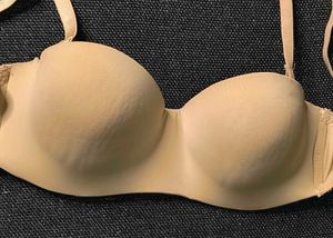 Beige Lightly Padded Tshirt Bra