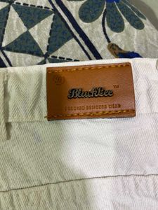 White Denim Cargo For Women