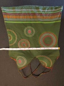 Y2k Boho Green Padded Top