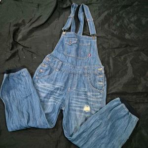 Denim Overalls|casual