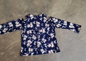 Floral Cold Shoulder Top