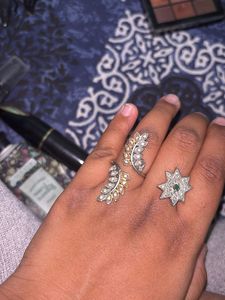 Double Finger Ethnic Ring For Women