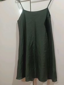 Green Slip Dress