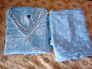 Pure Cotton Kurti Set