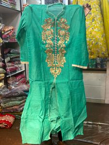 Elegant Turquoise &amp; Pink Indian Dress
