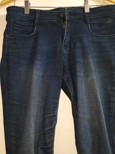 Dark Blue Denim Jeans