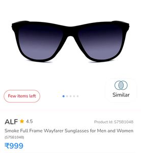 *ON SALE* Smoke Full Frame Wayfarer Sunglasses