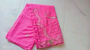 Beautiful Pink Coloured Saree.❤️