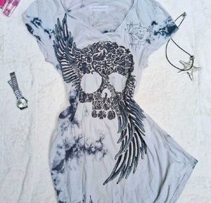 Gothic y2k vintage 2000s top