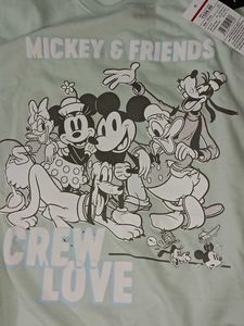 Disney Mickey &amp; Friends Crew Love Sweatshirt