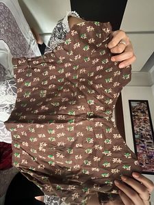 Skirt Top And Shrug Coordset