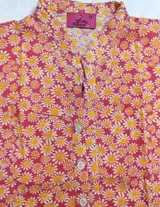 Floral Print Button-Down Shirt