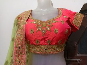 Lehnga With Blouse And Dupatta