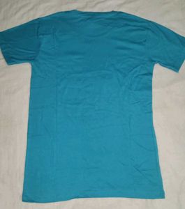 Blue Graphic Print T-Shirt