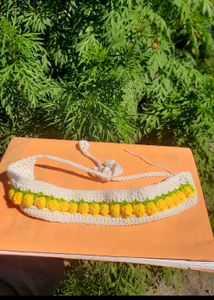 Crochet Tulip Hairband 🌷