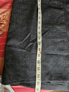 Checked Long Winter Coat