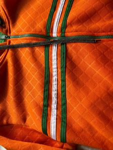 Orange Hoodie Jacket