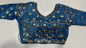 Blue Embellished Lehenga Choli