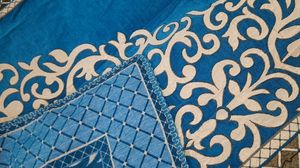 Brand New Cotton Embiodery Diwan Set Of 6