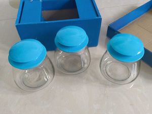 Tulip Jar (3pc) Blue Colour