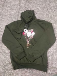 Green hoodie