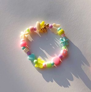 Handmade Beaded Pastel Bracelet 🌷