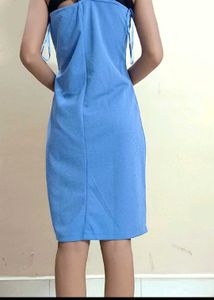 Blue One Shoulder Dress
