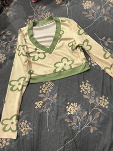 Urbanic Floral Crop Top
