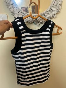Striped Sleeveless Top