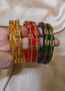 Colorful Fancy Bangle Set