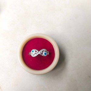 925 pure silver Evil Eye Infinity Ring