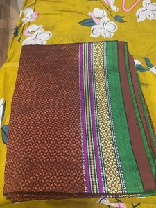 Elegant Brown Saree