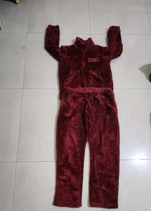 Zivame Winters Love Fur Night Suit